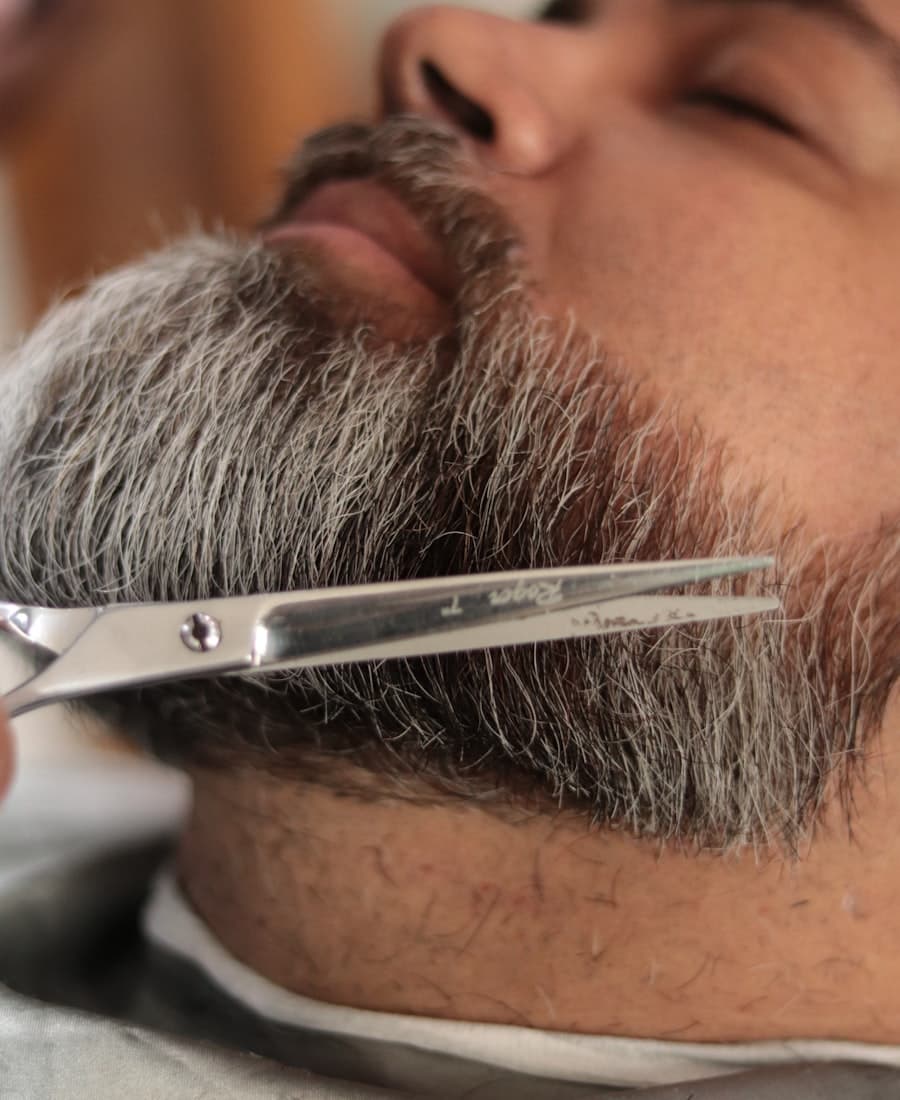 Depois da barba modelada