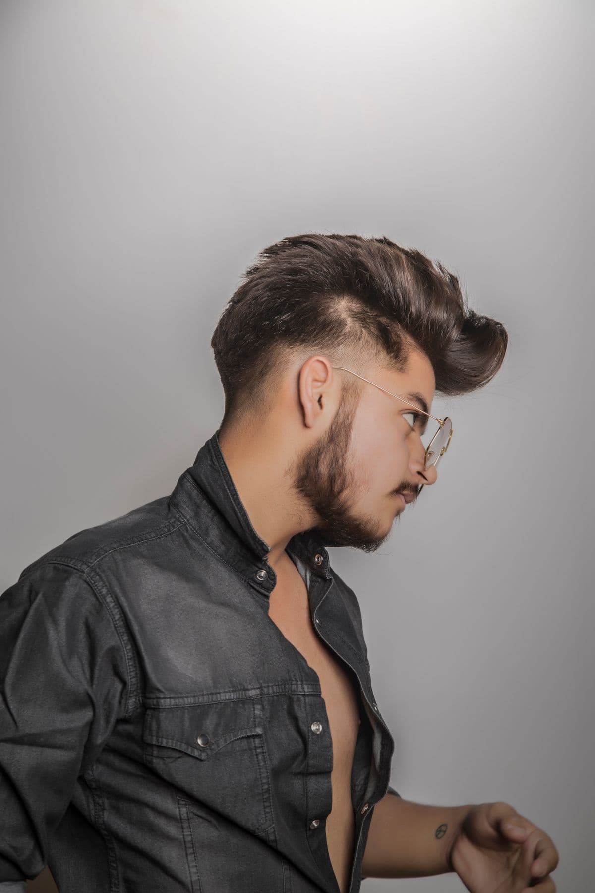 Retrato de cliente após corte