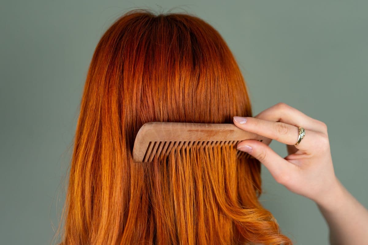 Textura de cabelo após tratamento