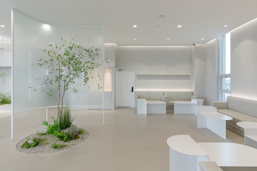Sala de espera da Villa Health