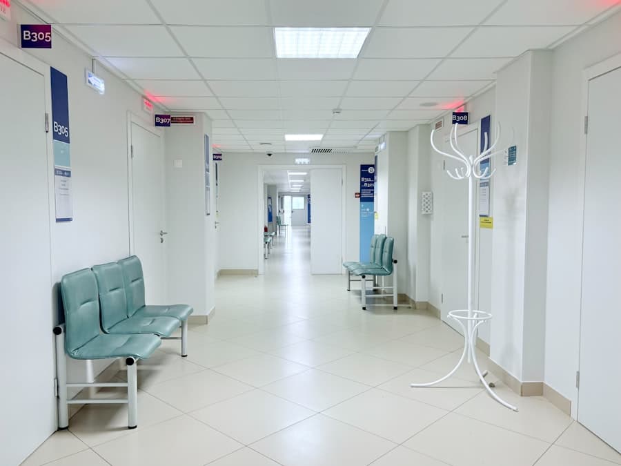 Corredor de consultórios da Villa Health